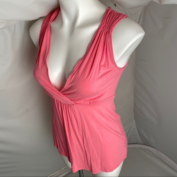 MICHAEL Michael Kors pink empire babydoll sleeveless top XS - Picture 2 of 8